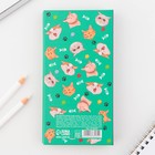 Блок бумаг для записей 30 листов, стикеры, ручка шариковая синяя 0.7 мм «Для котозаметок» . - фото 805564542