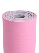 Коврик для фитнеса и йоги ONLYTOP, 183×61×0.6 см, цвет серый/розовый - Фото 16