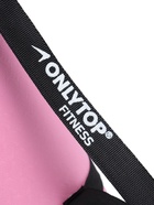 Коврик для фитнеса и йоги ONLYTOP, 183х61х0.6 см, цвет серый/розовый - фото 7102746