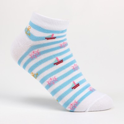 Носки женские, цвет белый микс, размер 35-38