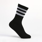 Носки детские, цвет чёрный, размер 22-24 - фото 10536374