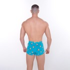 Трусы мужские боксеры «Гуси», цвет голубой, размер 50(L) - фото 22260156