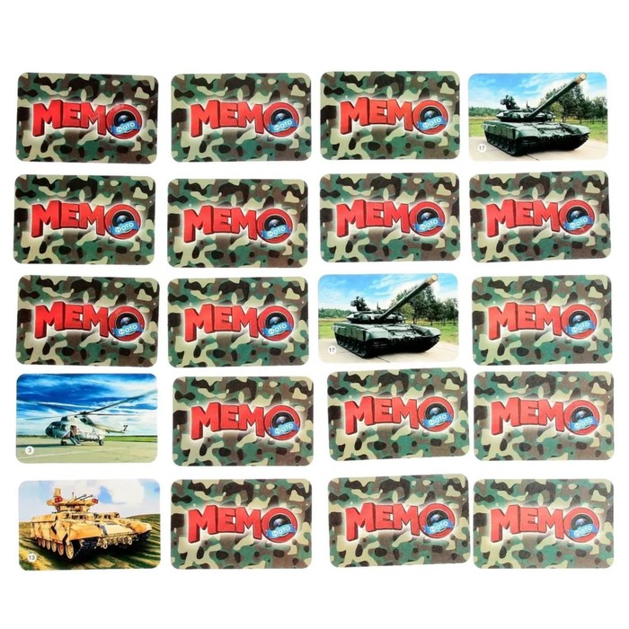 Настольная игра «Фото-мемо. Военная техника», 34 карточки - фото 1907731403