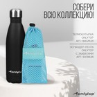 Коврик для фитнеса и йоги ONLYTOP, нескользящий, 183×61×0.6 см, цвет серый/голубой - Фото 6