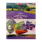 Тетрадь 96 листов в клетку "Лавандовые сны", картонная обложка, 5 видов, МИКС (комплект 6 шт) - фото 22260377