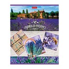 Тетрадь 96 листов в клетку "Лавандовые сны", картонная обложка, 5 видов, МИКС (комплект 6 шт) - фото 22996407