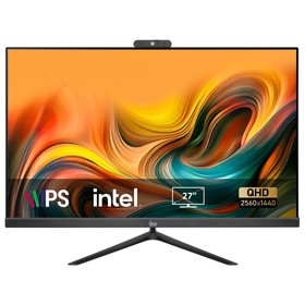 Моноблок IRU Office 27IH5P2K, 27", 16 Гб, SSD 1 Тб, UHDG 730, Dos, чёрный 9756011