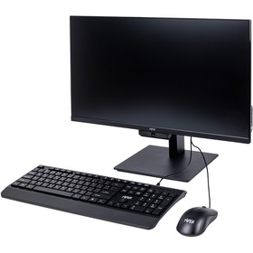 Моноблок Hiper V28, 23.8", i5 11400, 16 Гб, SSD 256 Гб, UHDG 730, Win10, чёрный