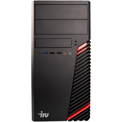 Компьютер IRU Опал 512 MT, PG G6405, 8 Гб, SSD 256 Гб, UHDG 610, Dos, чёрный