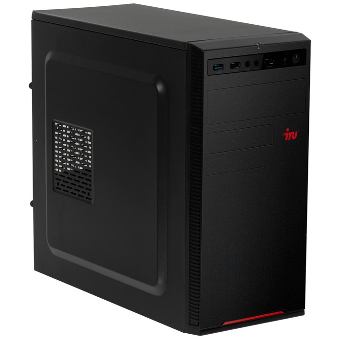 Компьютер IRU Home 310H5SE MT, i3 10105, 8 Гб, HDD 1Тб, UHDG 630, Dos, чёрный - фото 51476735