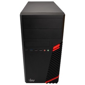

Компьютер IRU Home 310H6SM MT, i7 12700F, 16 Гб, SSD 256 Гб, GT1030 2Gb, Dos, чёрный