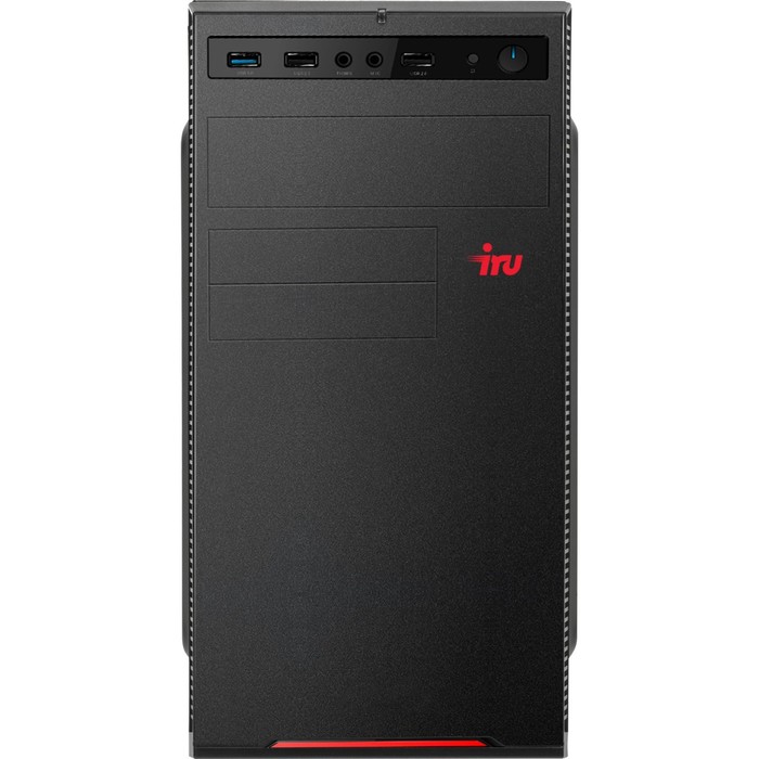 Компьютер IRU Home 310H5SE MT, i3 10100, 4 Гб, SSD 240 Гб, UHDG 630, Dos, чёрный - фото 51311551