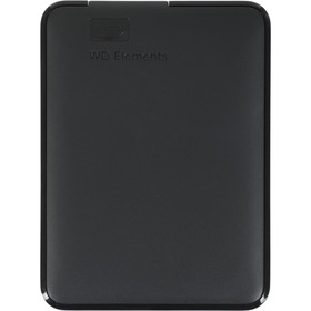 Внешний жесткий диск WD WDBUZG0010BBK-WESN Elements Portable, 1 Тб, USB 3.0, 2.5', чёрный