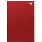 Внешний жесткий диск Seagate STKB2000403 One Touch, 2 Тб, USB 3.0, 2.5", красный - фото 51493774