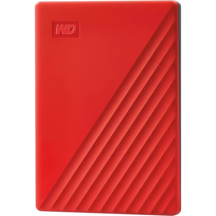 Внешний жесткий диск WD WDBYVG0020BRD-WESN My Passport, 2 Тб, USB 3.0, 2.5", красный - Фото 1