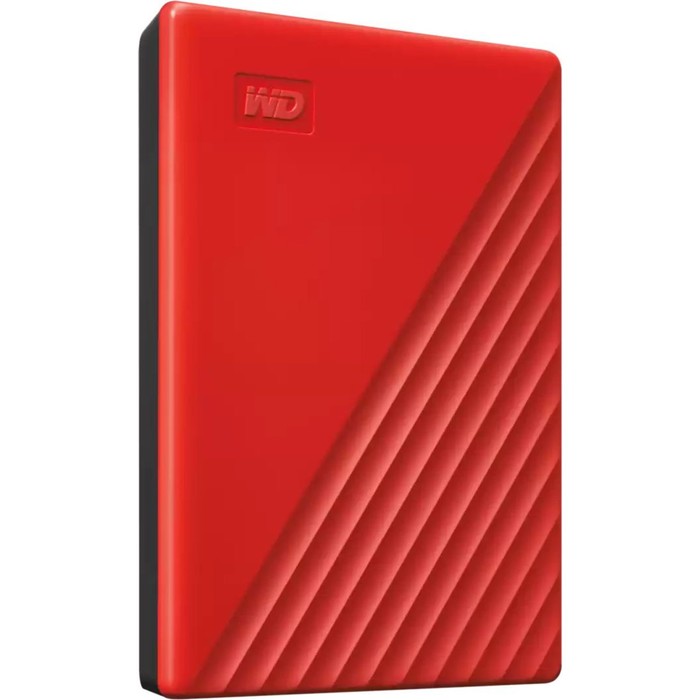 Внешний жесткий диск WD WDBYVG0020BRD-WESN My Passport, 2 Тб, USB 3.0, 2.5", красный - фото 51500756