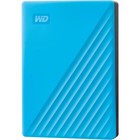 Внешний жесткий диск WD WDBYVG0020BBL-WESN My Passport, 2 Тб, USB 3.0, 2.5", голубой - Фото 1