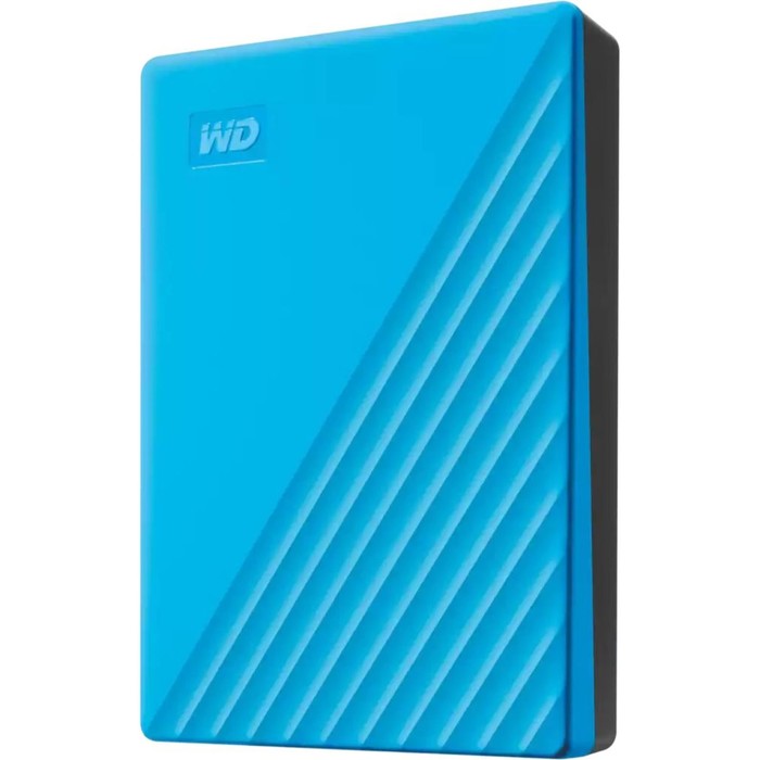 Внешний жесткий диск WD WDBYVG0020BBL-WESN My Passport, 2 Тб, USB 3.0, 2.5", голубой - фото 51500761