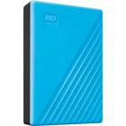 Внешний жесткий диск WD WDBYVG0020BBL-WESN My Passport, 2 Тб, USB 3.0, 2.5", голубой - Фото 3