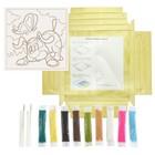 Фреска из цветного песка «Пончик» - фото 24509314