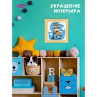 Фреска из цветного песка «Енот на самокате» - фото 24509330