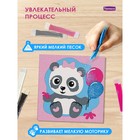 Фреска из цветного песка «Панда» - фото 24479288
