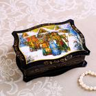 Шкатулка для украшений «Сказки», 12×16 см, лаковая миниатюра, МИКС - Фото 5