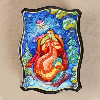 Шкатулка для украшений «Сказки», 12×16 см, лаковая миниатюра, МИКС