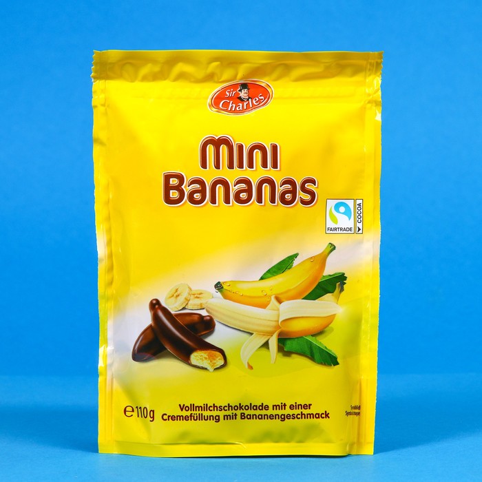 Суфле Mini Bananas в шоколадной глазури, 110 г