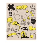 Тетрадь 40 листов в линию BG Crazy art, обложка мелованный картон, ВД-лак, блок офсет 90%, МИКС - фото 22261126