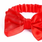 Костюм карнавальный для вечеринки (юбка красная в горох, повязка) рост 134-140 см - Фото 5