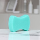 Губка банная для тела «Sunset», 13×9×4 см, цвет зеленый (комплект 50 шт) - фото 22261341