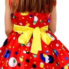 Карнавальный костюм «Стиляги 1», платье красное в горох, повязка, р. 30, рост 110-116 см - Фото 4