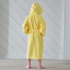 Халат махровый детский Экономь и Я, р-р 30, цвет светло-жёлтый, 320 г/м2, 100% хлопок с AIRO - Фото 5
