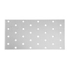 Пластина соединительная ТУНДРА, 80х160х2 мм, 4  шт. - фото 25496744