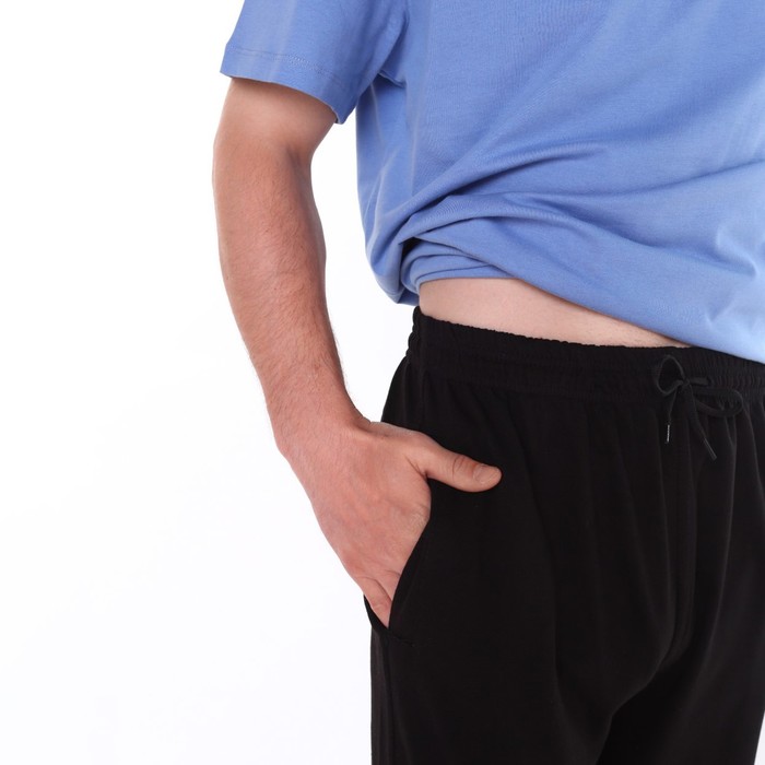 Брюки мужские, цвет чёрный, размер 54 63308