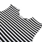 Майка мужская тельняшка (вязка), цвет чёрный, размер 48-50 - фото 24125149