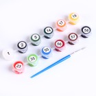 Набор для творчества «Картина по номерам. Попугаи», 21,5 × 1,5 × 32 см - фото 24687481