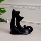 Копилка "Кошки Сладкая Пара", чёрный цвет, флок, 21 см - Фото 3
