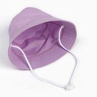 Панама детская, цвет сиреневый, размер 46-48 см - фото 24499049