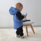 Безрукавка детская утеплённая KinDerLitto «Орсетто», рост 80-86 см, цвет голубой - Фото 8