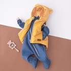 Безрукавка детская утеплённая KinDerLitto «Орсетто», рост 68-74 см, цвет горчица - Фото 6