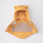 Безрукавка детская утеплённая KinDerLitto «Орсетто», рост 92-98 см, цвет горчица - Фото 3