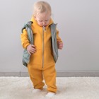 Безрукавка детская утеплённая KinDerLitto «Орсетто», рост 68-74 см, цвет полынь - Фото 7