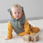 Безрукавка детская утеплённая KinDerLitto «Орсетто», рост 68-74 см, цвет полынь - Фото 8
