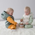 Безрукавка детская утеплённая KinDerLitto «Орсетто», рост 98-104 см, цвет полынь - Фото 6