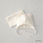 Комплект детский KinDerLitto «Орсетто», 2 предмета: шапка, снуд, возраст 0-3 месяцев, цвет молоко - Фото 1