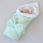 Комплект на выписку KinDerLitto «Новые звёздочки», 4 предмета, рост 50-56 см, цвет ментол - Фото 2