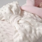 Комплект на выписку KinDerLitto «Первый гардероб», 4 предмета, рост 50-56 см, цвет розовое молоко - Фото 4
