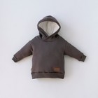 Костюм детский спортивный KinDerLitto «Оверсайз», 2 предмета: худи, штаны, рост 98-104 см, цвет графит - Фото 3